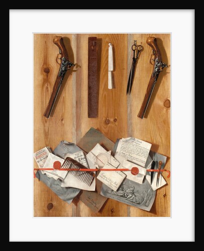 Trompe l'oeil, 1737 by Carl Hofverberg