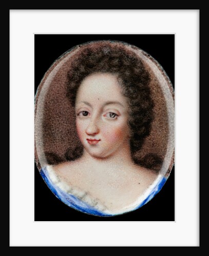Miniature of Queen Ulrika Eleonora the Elder of Sweden, 1690 by Erik Utterhielm