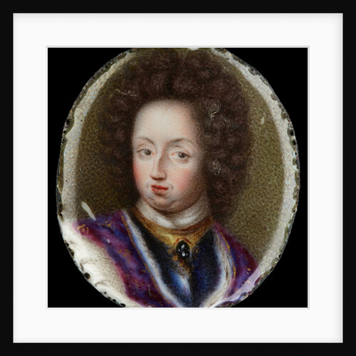 Miniature of Charles XI, King of Sweden, 1690 by Erik Utterhielm