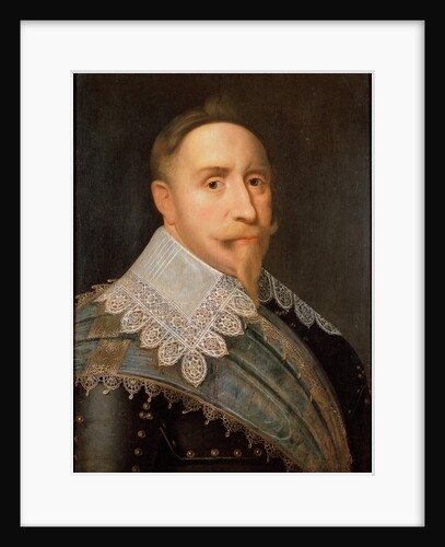Gustav II Adolf, King of Sweden, 1624 by Jacob Hoefnagel