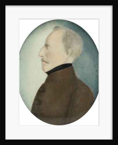 Miniature of “Colonel Gustafsson” former Gustav IV Adolf King of Sweden, c.1830 by Unknown Artist
