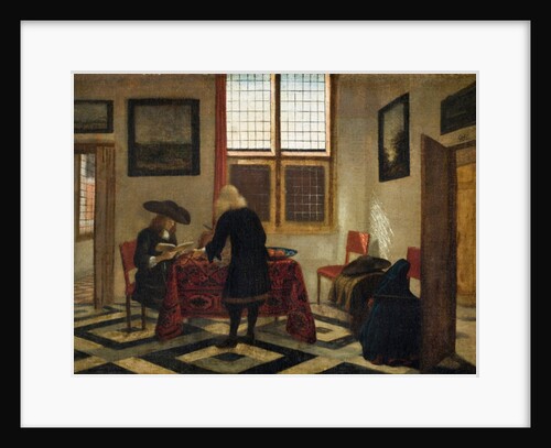 Interior Scene, c.1670 by Pieter Janssens