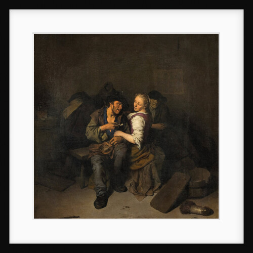 Young Couple in a Tavern, 1661 by Cornelis Bega