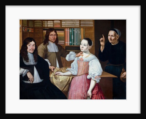 In the Draper´s Shop, 1670 by Adriaen Bloem