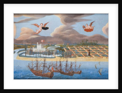 View of the Danish colony of Tranquebar in India, c.1658 by Unknown