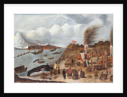 Danish whaling station, 1634 by Abraham Speeck