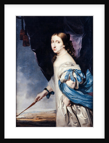 Portrait of Queen Christina of Sweden, 1661 by Abraham Wuchters