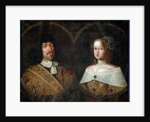 Frederick III of Denmark and his wife Sofia Amalia of Brunswick-Lyneburg, c.1643 by Unknown Artist