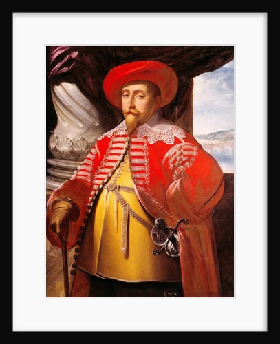 Portrait of Gustavus Adolphus, 1632 by Matthaus the Elder Merian