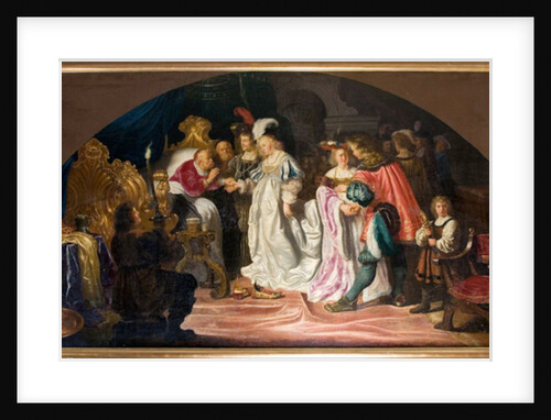 Ceiling painting from Kronborg Castle Denmark, c.1642 by Salomon Koninck