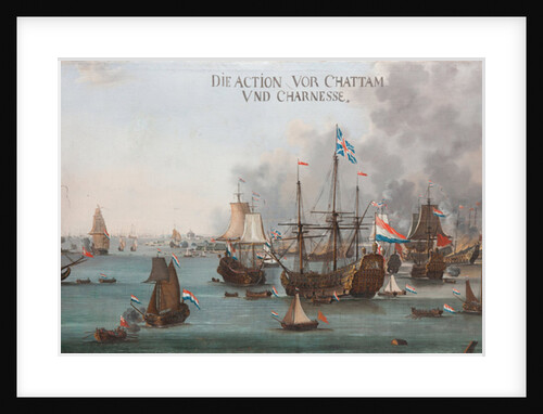 The Battle of Chatham, 1667 by Willem van der Stoop