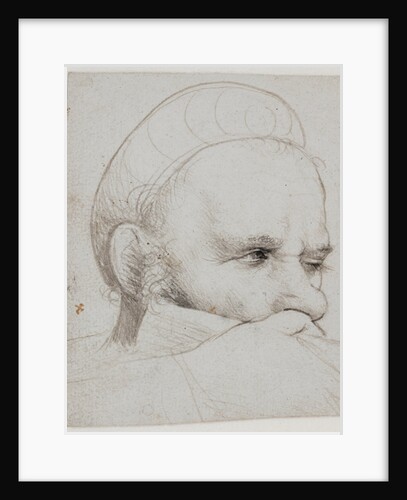 The head of a crossbowman taking aim, 1514-5 by Hans Holbein the Elder