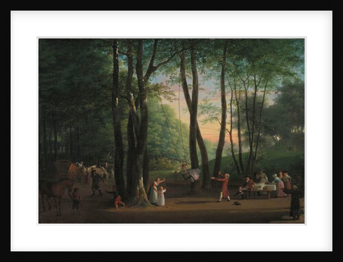 The Dancing Glade at Sorgenfri, North of Copenhagen, 1800 by Jens Juel