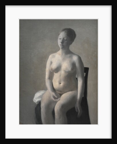 Nude female model, 1889 by Vilhelm Hammershoi
