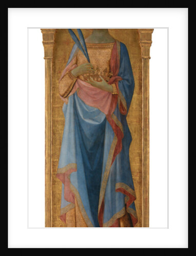 St. Corona, c.1350 155 x 48 by Master of the Palazzo Venezia Madonna
