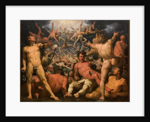 The Fall of the Titans, 1588-90 by Cornelis Cornelisz. van Haarlem