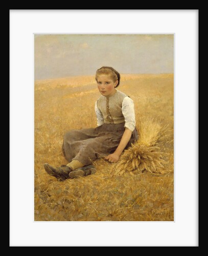 The Little Gleaner, 1884 by Hugo Salmson