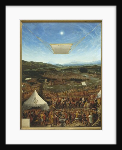 Mucius Scaevola before King Porsena, 1533 by Abraham Schöpfer