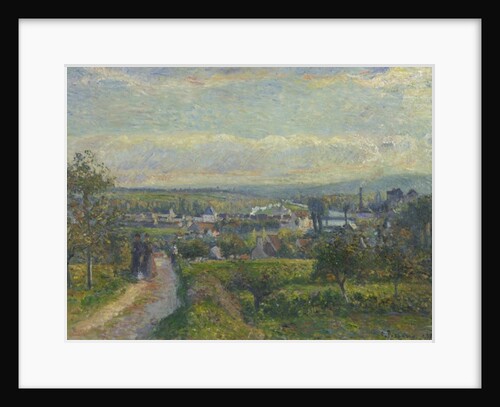 View of Saint-Ouen-L'Aumone, 1876 by Camille Pissarro