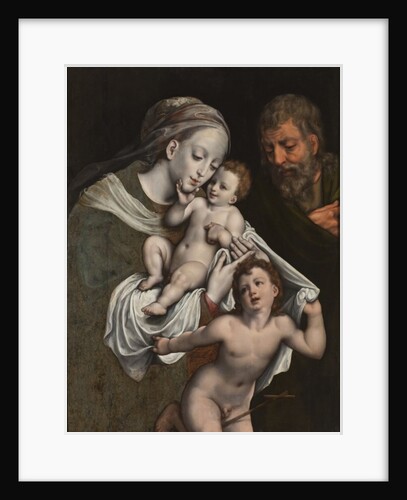 The Holy Family with the Infant St John by Cornelis van Cleve