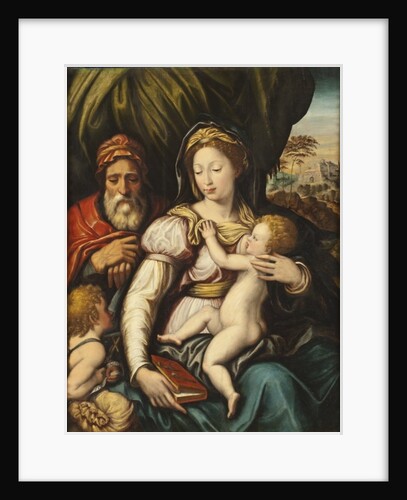 The Holy Family with the Infant St John by Italian School