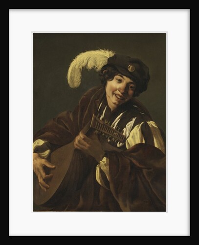 Boy playing the Lute, 1620s by Hendrick Ter Brugghen