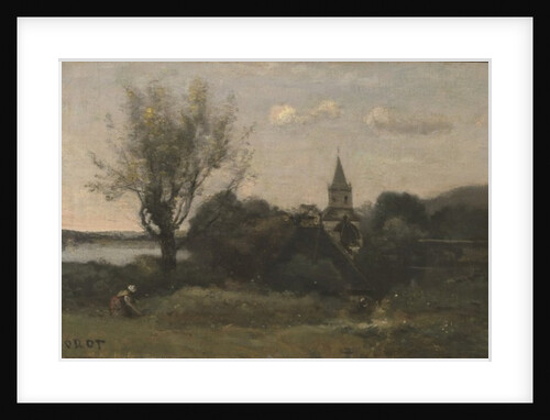 Ennery near Auvers by Jean Baptiste Camille Corot