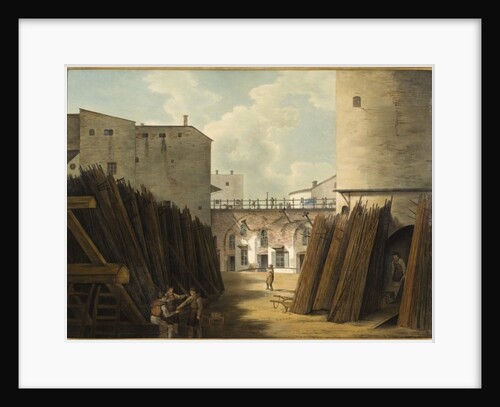 The old iron scales at Slussen, Stockholm, c.1820-30 by Johan Fredrik Julin