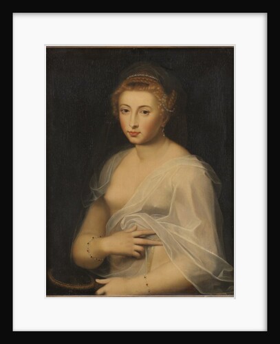 Young Lady Holding a Mirror by French School