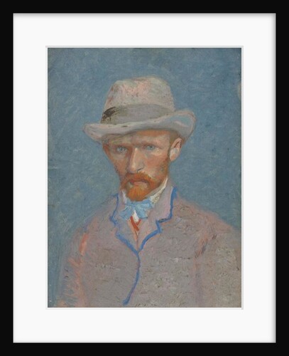 Self-Portrait with gray felt hat, 1887 by Vincent van Gogh
