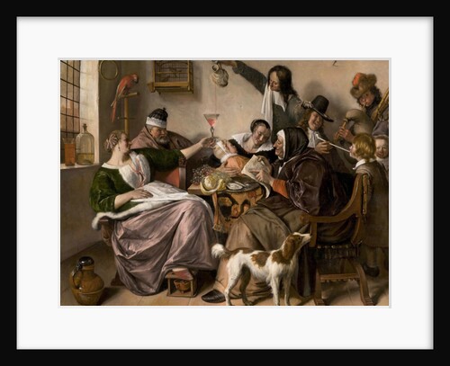 The way you hear it, is the way you sing it, c.1665 by Jan Havicksz. Steen