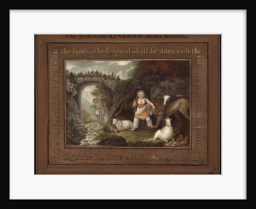 The Peaceable Kingdom of the Branch, c.1825-30 by Edward Hicks