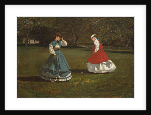 A Game of Croquet, 1866 by Winslow Homer