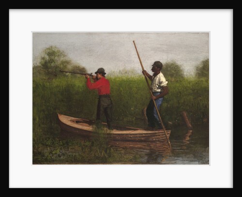 Rail Shooting on the Delaware, 1876 by Thomas Cowperthwait Eakins