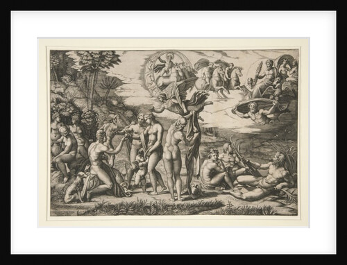 The Judgment of Paris, c.1510-20 by Marcantonio Raimondi