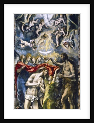 The Baptism of Christ, c.1597 by El (1541-1614) Greco