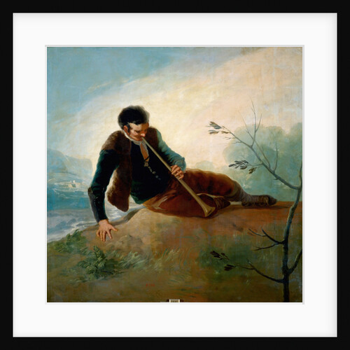 Shepherd playing a pipe, 1786-7 by Francisco Jose de Goya y Lucientes