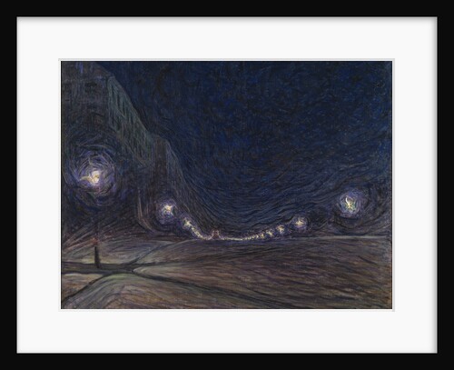 Hornsgatan by Night, 1902 by Eugene Jansson