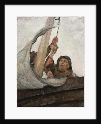 Setting Sail, c.1900 by Christian Krohg
