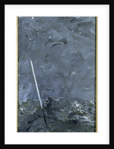 Stormy Sea Buoy without Top Mark, 1892 by August Johan Strindberg