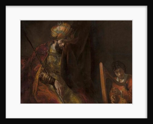 David playing on the harp before Saul, 1658-59 by Rembrandt Harmensz. van Rijn