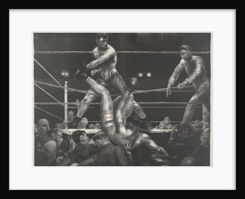 Dempsey and Firpo, 1924 by George Wesley Bellows
