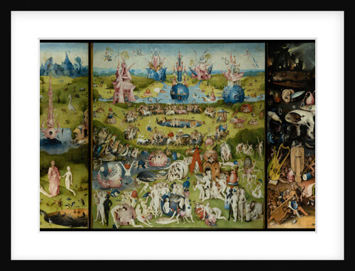The Garden of Earthly Delights, 1490-1500 by Hieronymus Bosch