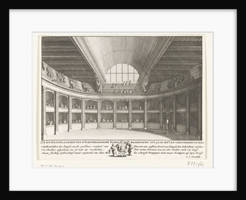 The Theatre of Jacob van Campen seen from the stage, 1658 by Solomon Savery