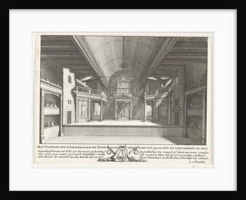 The Theatre of Jacob van Campen, 1658 by Solomon Savery