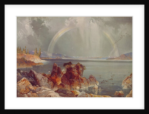Yellowstone Lake, c.1875 by Louis Prang