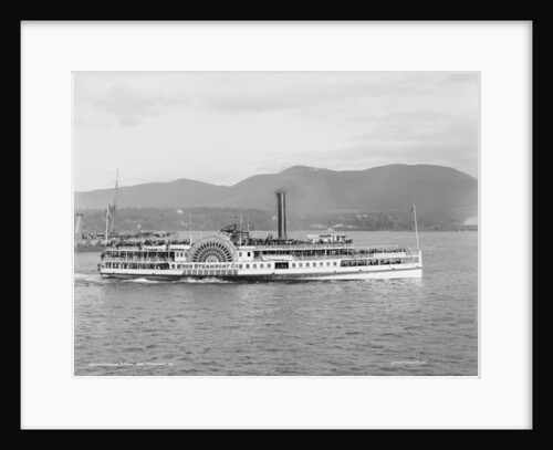 Steamer Cetus, Iron Steamboat Co. 1909 by Detroit Publishing Co.