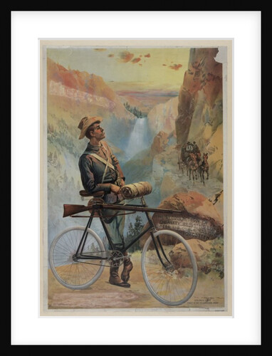 Golden Gate, sunset in the Yellowstone Park, c.1897 by Major and Knapp Sarony