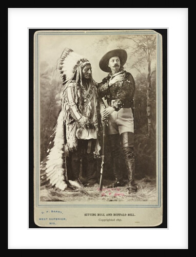 Sitting Bull and Buffalo Bill, 1885 by Photographer Canadian