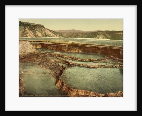 Summit Basin, Mammoth Hot Spring, Yellowstone National Park, c.1898 by American Photographer